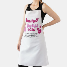 Delantal Muñeca de Bunco Personalizada