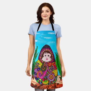 Delantal Muñeca Matryoshka en el Apron de México