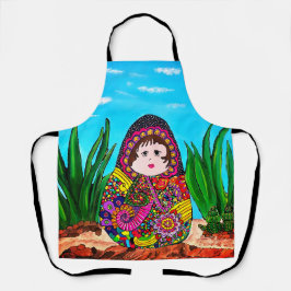 Delantal Muñeca Matryoshka en el Apron de México