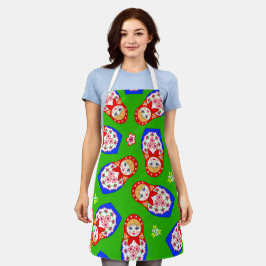 Delantal Muñeca rusa Matryoshka Apron