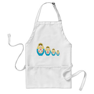 Delantal Muñecas rusas de la jerarquización de Matryoshka