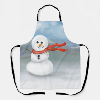 Delantal Muñeco de nieve