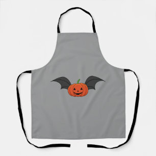Delantal Murciélago de calabaza de Halloween