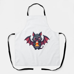 Delantal Murciélago vampiro con caramelos - Camiseta divert