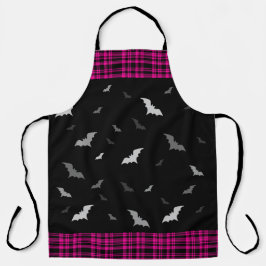 Delantal Murciélagos de vampiros góticos tocan apron negro 