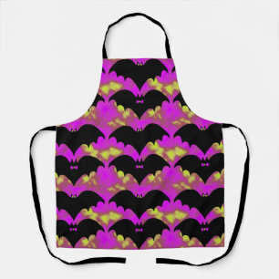 Delantal Murciélagos Y Arcos Amarillo Rosa