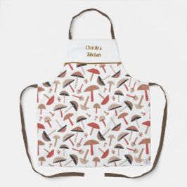 Delantal Musgos salvajes Retro Cute Botánico