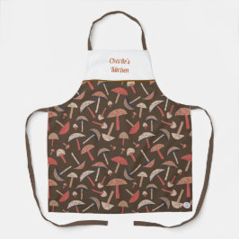 Delantal Musgos salvajes Retro Cute Botánico