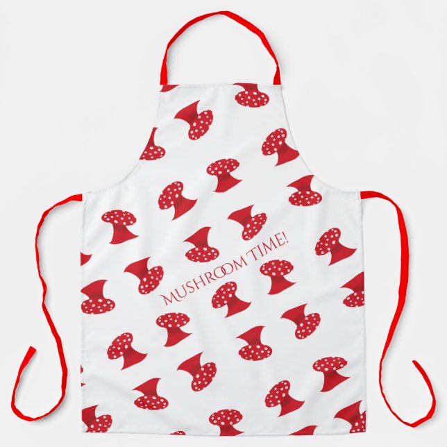 Delantal Mushroom rojo (Anverso)