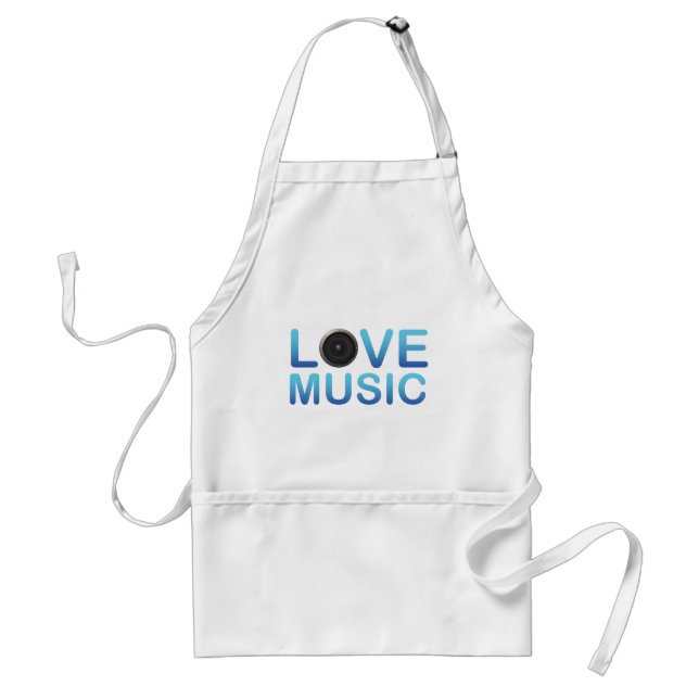 DELANTAL  MÚSICA DEL AMOR (Frente)