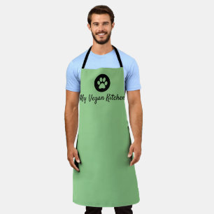 Delantal My Vegan Kitchen Green Apron (Grande)