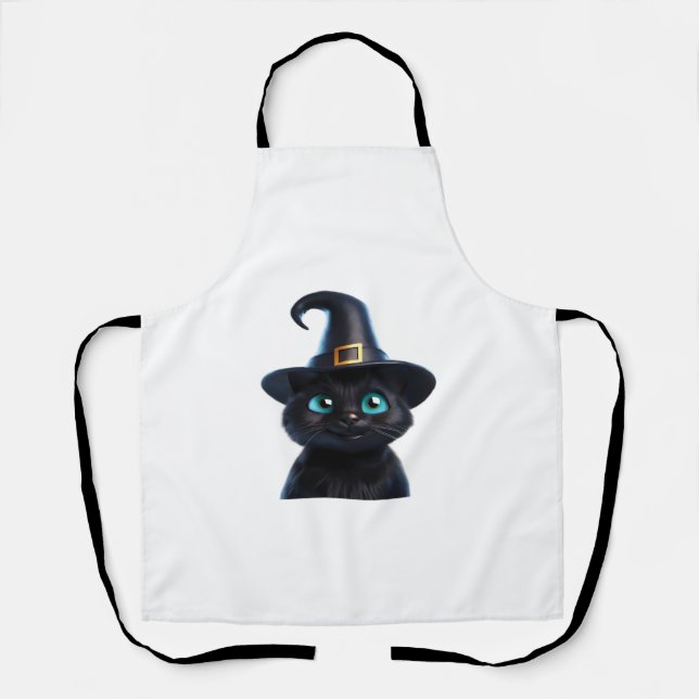 Delantal Mystic Kitty - Camiseta clásica para gato de Hallo (Anverso)