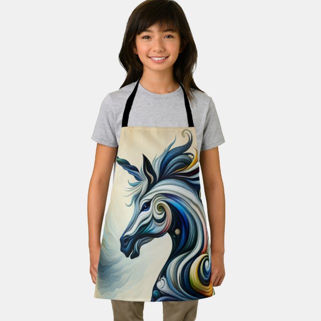 Delantal Mystic Unicorn Swirl (in situ)