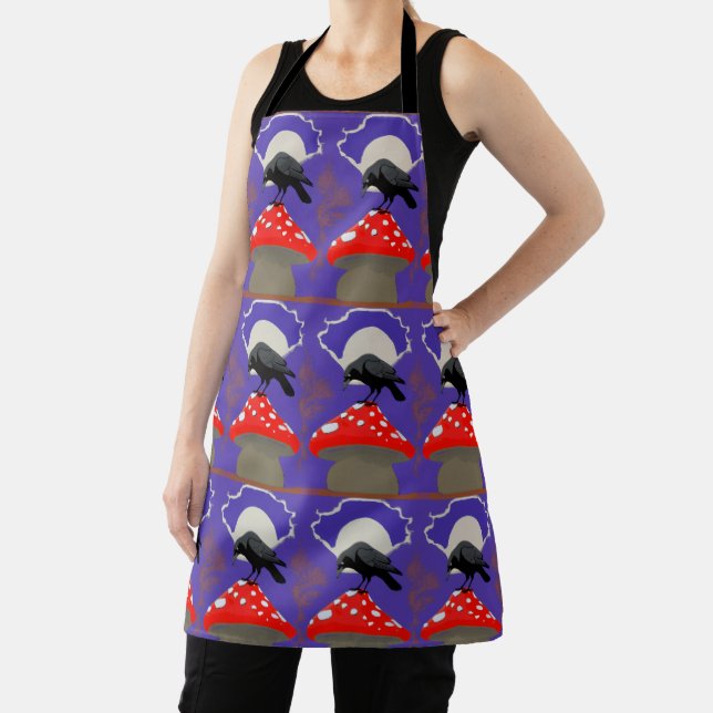 Delantal 🧑‍🍳 Mystical Raven Kitchen Apron (in situ)