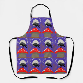 Delantal 🧑‍🍳 Mystical Raven Kitchen Apron