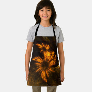 Delantal Mystique Garden Resumen Arte Apron