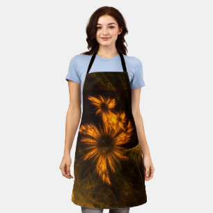 Delantal Mystique Garden Resumen Arte Apron