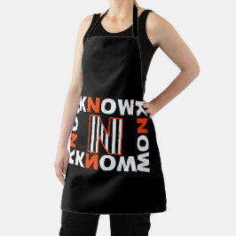 Delantal N El Apron Know