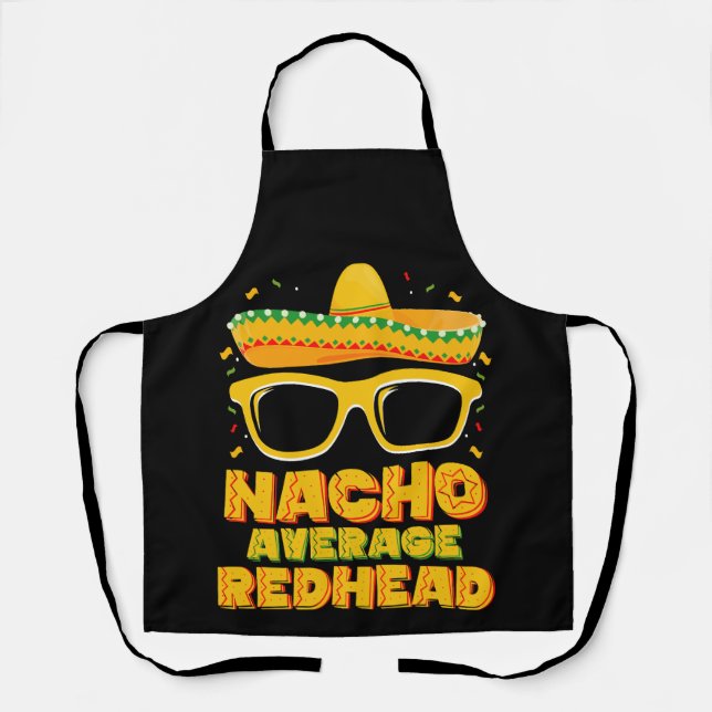 Delantal Nacho promedio de pelo pelirrojo mexicano cinco de (Anverso)
