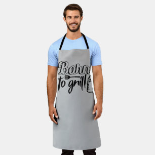 Delantal Nacido en Grill BBQ Apron