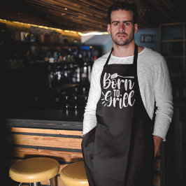 Delantal Nacido en Grill BBQ Apron