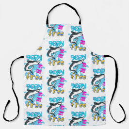 DELANTAL NACIDO PARA SER LIBRE