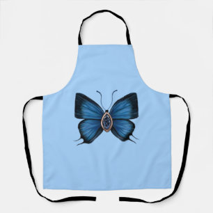 Delantal Nacimiento personalizado de septiembre mariposa az