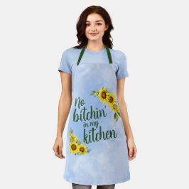 Delantal Nada de golpes en mi cocina