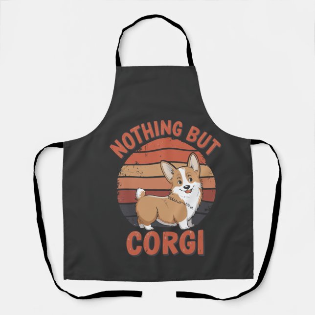 Delantal Nada Más Corgi (Anverso)