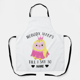 Delantal Nadie duerme hasta que yo lo diga