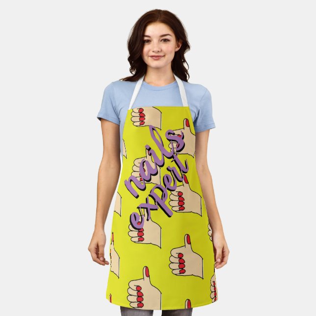 DELANTAL NAIL EXPERT APRON (Gastado)