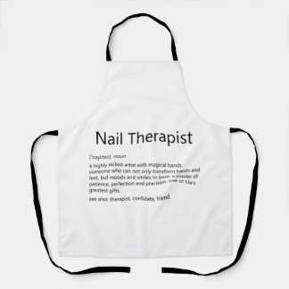 Delantal Nail Therapist Definition Nail Tech Nail