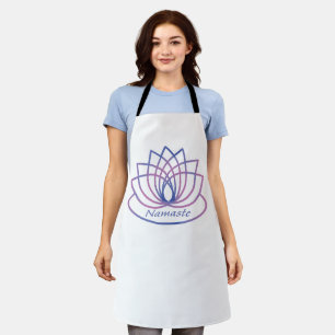 Delantal Namaste Purple and Pink Lotus Flower