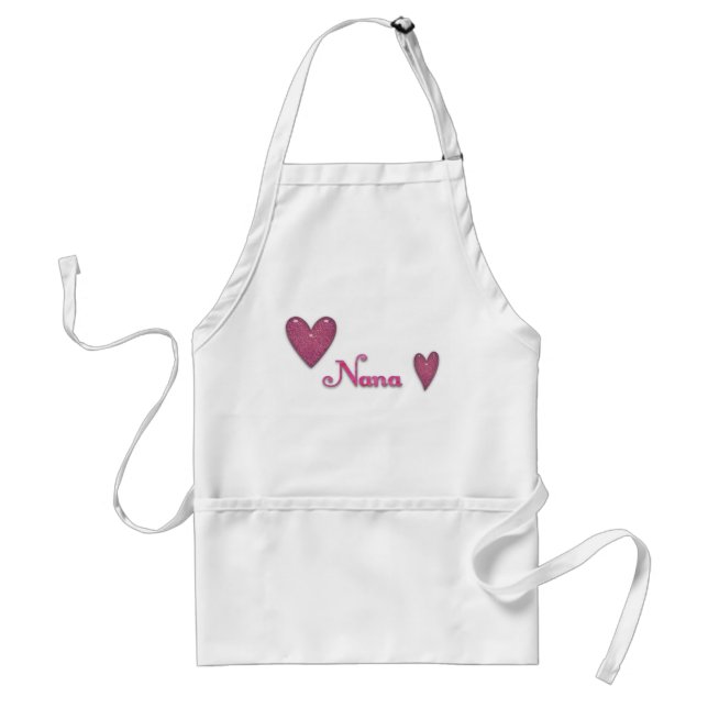 Delantal Nana con los corazones (Frente)