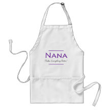 Nana lo hace todo mejor personalizado Apron