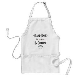 Delantal Nana personalizada cocina Apron de diseño de texto