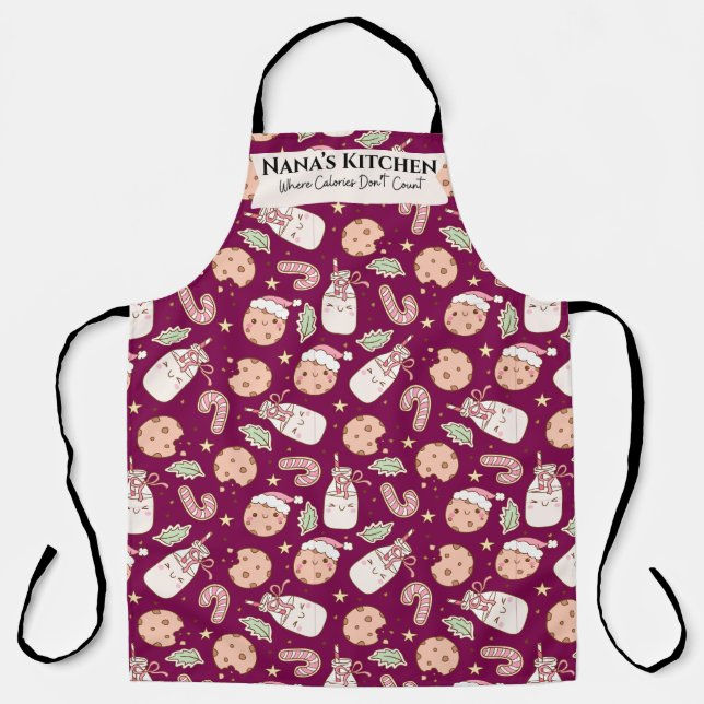 Delantal Nana’s Kitchen Apron – Funny Grandmother (Anverso)