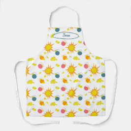 Delantal Naranja Amantes Verde azulados Amarillos Comensale