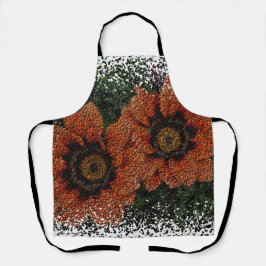 Delantal Naranja Daisy Balls Apron