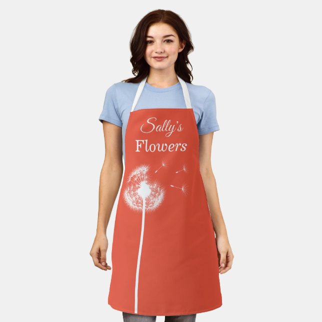 Delantal Naranja Dandelion Apron (Gastado)