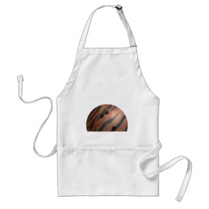 Delantal Naranja de Bowling Ball Tiger