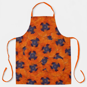 Delantal Naranja de escarlata Poppy Patrón sin problemas