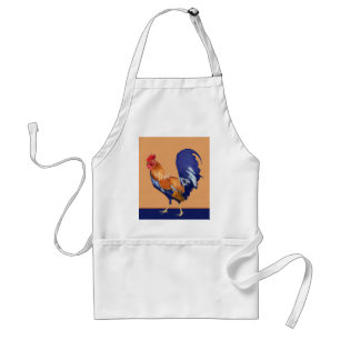 Delantal naranja de gallo Apron