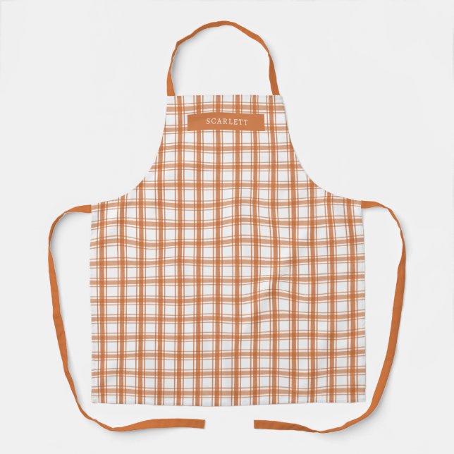 Delantal Naranja de otoño Apron (Anverso)