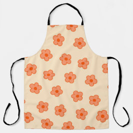 Delantal Naranja Hippie Peach Preppy