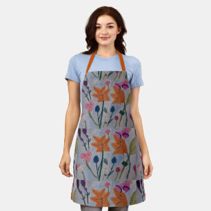 Delantal Naranja Lilies Apron