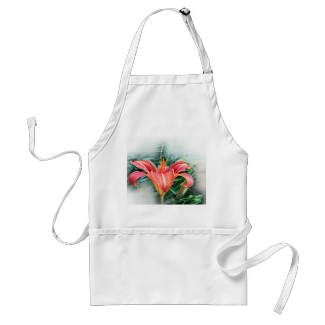Delantal naranja lily (Frente)