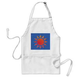 Delantal Naranja rojo Apron