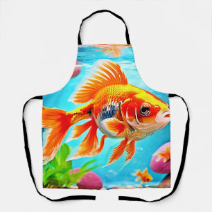 Delantal Naranja White Goldfish