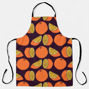 Delantal Naranjas sin inconvenientes, textura vintage.